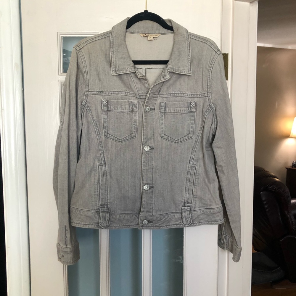 CAbi XL Women’s Gray Jacket